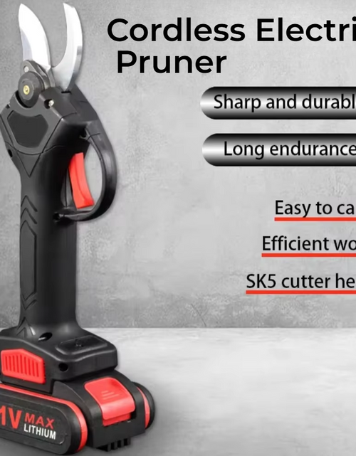 Load image into Gallery viewer, PowerPrune 21V Cordless Electric Pruner – Effortless Tree &amp; Bonsai Branch Cutting Tool
